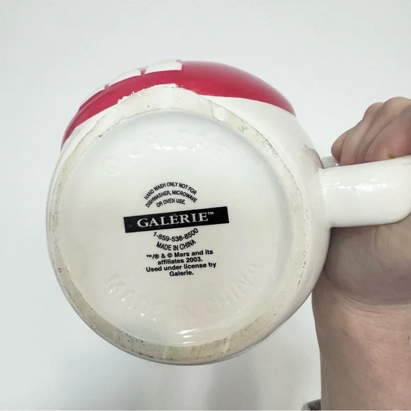 Vintage Red M&M's Giant Shaped Character Mug - Picture 8 of 8